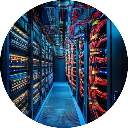 Data center colocation — secure racks, monitored SLAs
